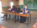 Meeting with village heads, Malawi